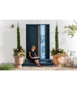 Terrakotta-Pokal Ferrara, Rund, Antik-terrakotta -Gartenbedarfs Geschäft 2782324 278407 WE MO 001 TerrakottaPokal