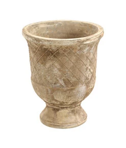 Terrakotta-Pokal Ferrara, Rund, Antik-terrakotta