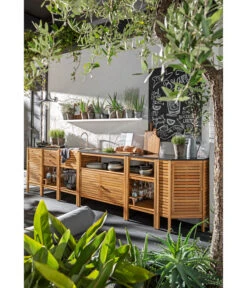 Dehner Schrank Southampton, 100 X 50 X 90 Cm -Gartenbedarfs Geschäft 2806644 WE MO 001 OutdoorkuecheSouthampton