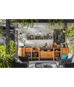 Dehner Schrank Southampton, 100 X 50 X 90 Cm -Gartenbedarfs Geschäft 2806644 WE MO 002 Outdoorkuechesouthampton