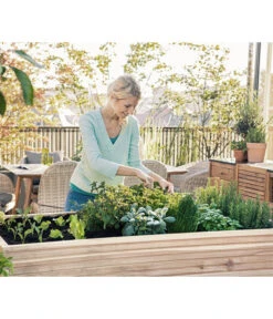 Golla Hochbeet Grow, Ca. B160/H77/T80 Cm -Gartenbedarfs Geschäft 2849487 WE MO 002 HochbeetGrowPflanzbeetNeu