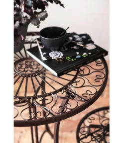 Metalltisch Antik, Ca. Ø61/H72 Cm -Gartenbedarfs Geschäft 3214889 WE DE 001 TischAntik