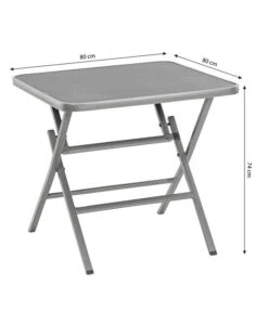 Dehner Klapptisch Chicago, Eckig -Gartenbedarfs Geschäft 4422382 WE BG 001 DehnerKlapptischChicagoeckig80x80cmNEU