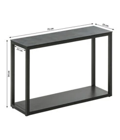 Dehner Beistelltisch Amsterdam, Ca. B75/H54/T23 Cm -Gartenbedarfs Geschäft 4498598 WE BG 001 DehnerBeistelltischAmsterdam