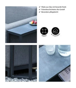 Dehner Beistelltisch Amsterdam, Ca. B75/H54/T23 Cm -Gartenbedarfs Geschäft 4498598 WE IG 001 BeistelltischAmsterdam