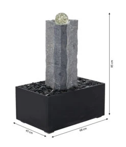 Dehner Granit-Gartenbrunnen Beata, Ca. B68/H85/T45 Cm -Gartenbedarfs Geschäft 5162235 WE BG 001 GranitBeataBrunnen