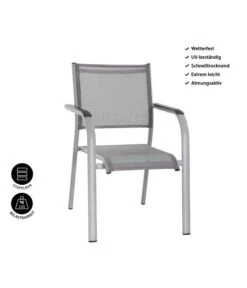 Dehner Balkon-Stapelstuhl Dallas -Gartenbedarfs Geschäft 5302070 WE IG 001 DehnerBalkon StapelstuhlDallas