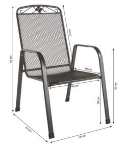 MWH Metall-Gartensessel Savoy -Gartenbedarfs Geschäft 5312046 WE BG 001 MwhMetallGartensesselSavoyStapelsesselSavoy2