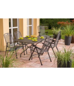 Royal Garden Streckmetall-Gartentisch, Ca. B145/H74/T90 Cm -Gartenbedarfs Geschäft 5312822 WE MO 004 GruppeSavoy