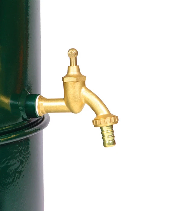 RENNER Metall-Regentonne Inkl. Gelochtem Deckel Und Sockel, 150 L, Dunkelgrün 7 RENNER Metall-Regentonne Inkl. Gelochtem Deckel Und Sockel, 150 L, Dunkelgrün – Bild 7