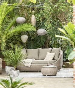 Dehner Lounge Bari, 2-teilig -Gartenbedarfs Geschäft 6657381 WE MO 001 DehnerLoungesofaBari