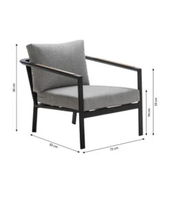 Dehner Alu-Lounge New York, 4-teilig -Gartenbedarfs Geschäft 6670954 WE BG 002 LoungeNewYork
