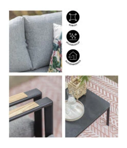 Dehner Alu-Lounge New York, 4-teilig -Gartenbedarfs Geschäft 6670954 WE IG 001 DehnerAluLoungeNewYork4teilig