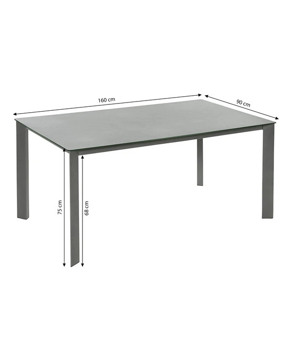 Dehner Gartentisch Nancy, Ca. B160/H75/T90 Cm 8 Dehner Gartentisch Nancy, Ca. B160/H75/T90 Cm – Bild 8