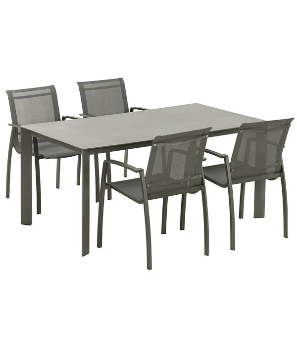 Dehner Gartentisch Nancy, Ca. B160/H75/T90 Cm 2 Dehner Gartentisch Nancy, Ca. B160/H75/T90 Cm – Bild 2