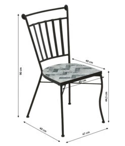 Dehner Mosaikstuhl Letizia -Gartenbedarfs Geschäft 6702070 WE BG 001 DehnerMosaikStuhlLetiziaNeu