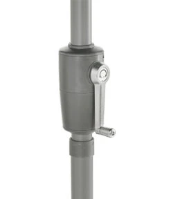 Dehner Schirm Milos, Rund, Ca. Ø294 Cm -Gartenbedarfs Geschäft 6702864 WE DE 002 SchirmMilosHellgrauNeu