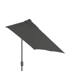 Dehner Balkonschirm Chios, Rechteckig, Ca. B210/T130 Cm -Gartenbedarfs Geschäft 6703243 WE FS 003 BalkonschirmChiosDunkelgrauNeu