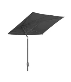 Dehner Balkonschirm Chios, Rechteckig, Ca. B210/T130 Cm -Gartenbedarfs Geschäft 6703243 WE FS 004 BalkonschirmChiosDunkelgrauNeu