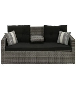 Dehner Flecht-Truhenbank Föhr, 3-Sitzer -Gartenbedarfs Geschäft 6704795 WE FS 003 TruhenbankFoehrNeu