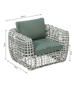 Dehner Flechtlounge Bali, 4-teilig -Gartenbedarfs Geschäft 6705305 6705321 WE BG 001 LoungeBaliSesselFinal