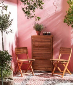 Dehner Balkonset Neapel, 3-teilig -Gartenbedarfs Geschäft 6712368 WE MO 002 DehnerBalkonsetNeapelNaturNEU