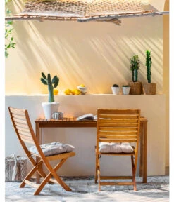 Dehner Balkontisch Macao, Ca. B142/H75/T40 Cm -Gartenbedarfs Geschäft 6712434 WE MO 001 BalkonGruppeMacao