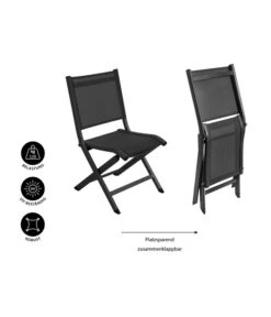 Dehner Klappstuhl Chicago -Gartenbedarfs Geschäft 6721054 WE IG 001 BALKONKLAPPSTUHLCHICAGOSchwarz