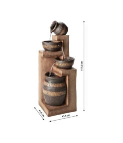 Dehner Polyresin-Gartenbrunnen Monterry, Ca. H117,5 Cm -Gartenbedarfs Geschäft 6742472 WE DE 001 DehnerPolyresinGartenbrunnenMonterry