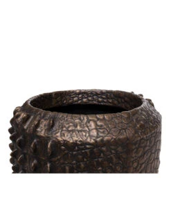 Fleur Ami Kunststoff-Topf Croc, Konisch, Bronze, Ca. Ø47/H56 Cm -Gartenbedarfs Geschäft 6758999 WE DE 002 FleurAmiPflanzgefaessCroc