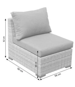 Dehner Balkonset Como, 4-teilig -Gartenbedarfs Geschäft 6894166 WE DE 004 BalkonSetComoSkizze