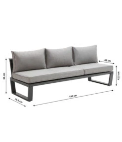 Dehner Liegenset Bellevue, 3-teilig -Gartenbedarfs Geschäft 6894182 WE BG 001 LiegesetBellevueNEU