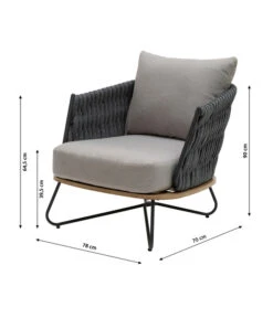 Dehner Gartenlounge Monte Carlo, 4-teilig -Gartenbedarfs Geschäft 6895346 WE BG 002 LoungeMonteCarlo