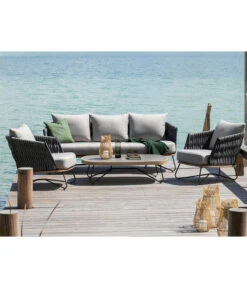 Dehner Gartenlounge Monte Carlo, 4-teilig -Gartenbedarfs Geschäft 6895346 WE MO 001 LoungeMonteCarloNEU