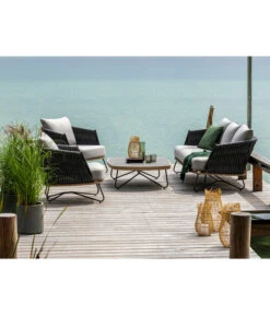 Dehner Gartenlounge Monte Carlo, 4-teilig -Gartenbedarfs Geschäft 6895346 WE MO 002 LoungeMonteCarloNEU