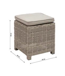 Dehner Geflechtlounge Bologna, 5-teilig -Gartenbedarfs Geschäft 6903447 WE BG 003 LoungeBolognaNEU