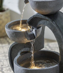 Dehner Polyresin-Gartenbrunnen Heart, Ca. H72,5 Cm -Gartenbedarfs Geschäft 6911218 WE DE 002 BrunnenHeartNEU