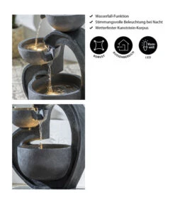 Dehner Polyresin-Gartenbrunnen Heart, Ca. H72,5 Cm -Gartenbedarfs Geschäft 6911218 WE IG 001 DehnerPolyresinGartenbrunnenHeart